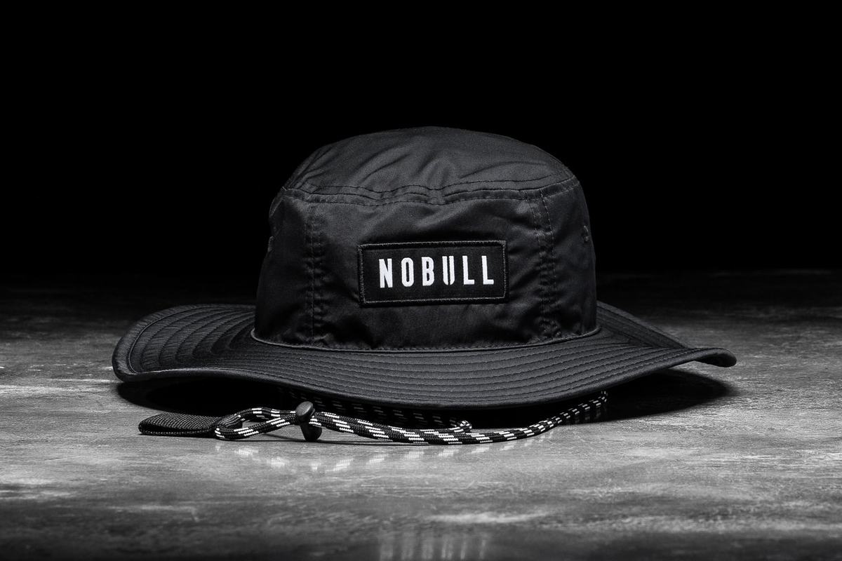 Nobull Boonie Men's Hats Black | Australia (LA8325)